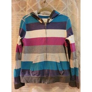 Y2K Womens Size XL Zip Up Hoodie Jacket Preppy College School Layer Mean Girl